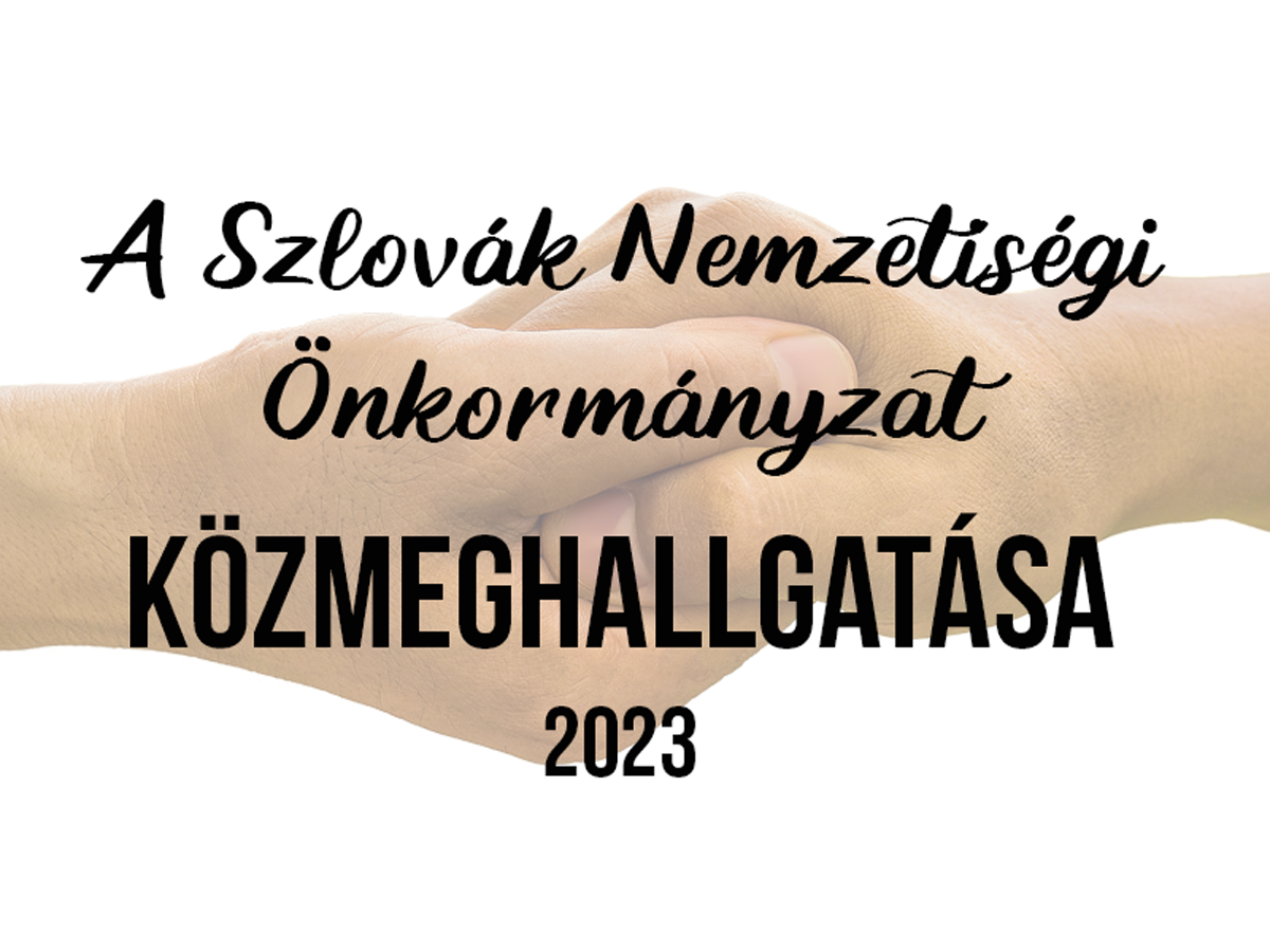 Közmeghallgatás 2023
