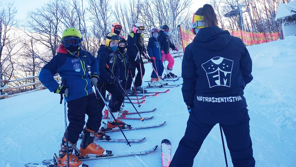 Síparkban a felsősök